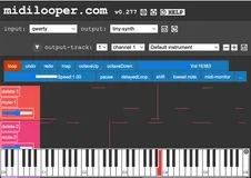 midilooper.com screenshot